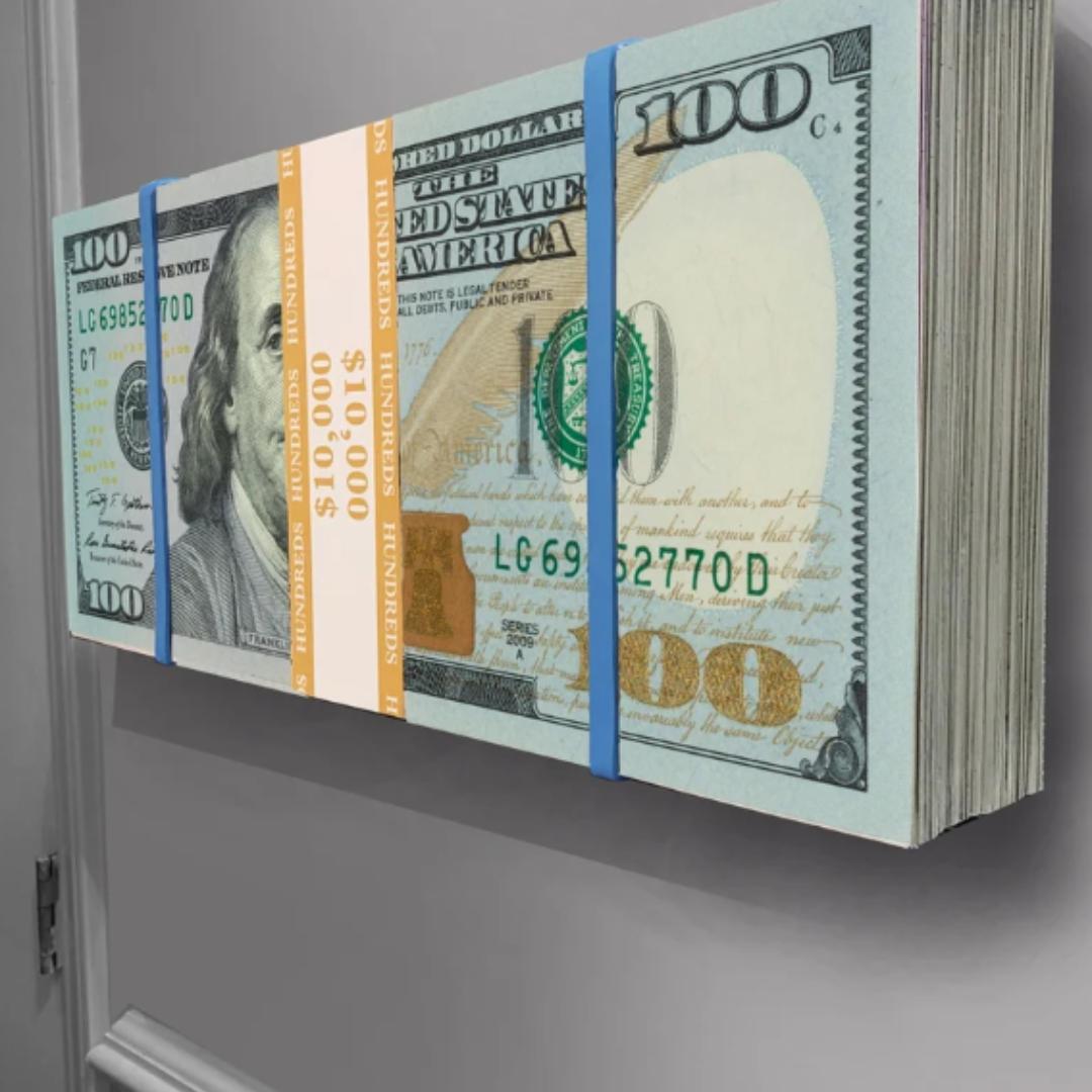 100 Money Stack - 3D Art