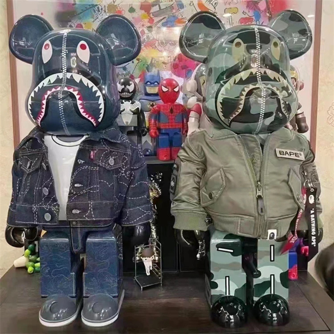 Bearbrick Bape x Alpha 1000%