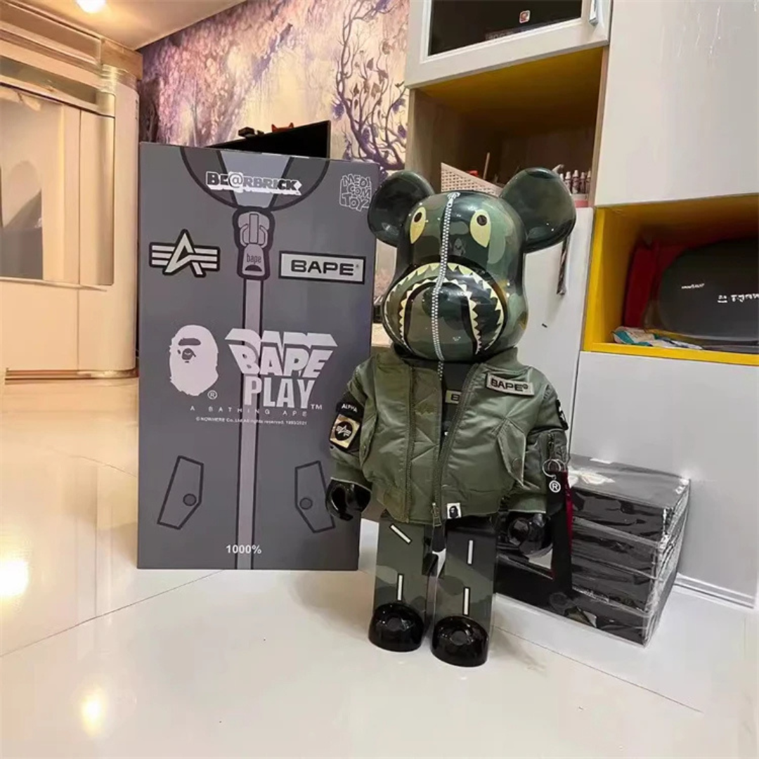 Bearbrick Bape x Alpha 1000%