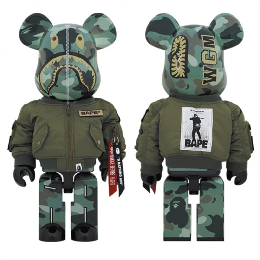Bearbrick Bape x Alpha 1000%