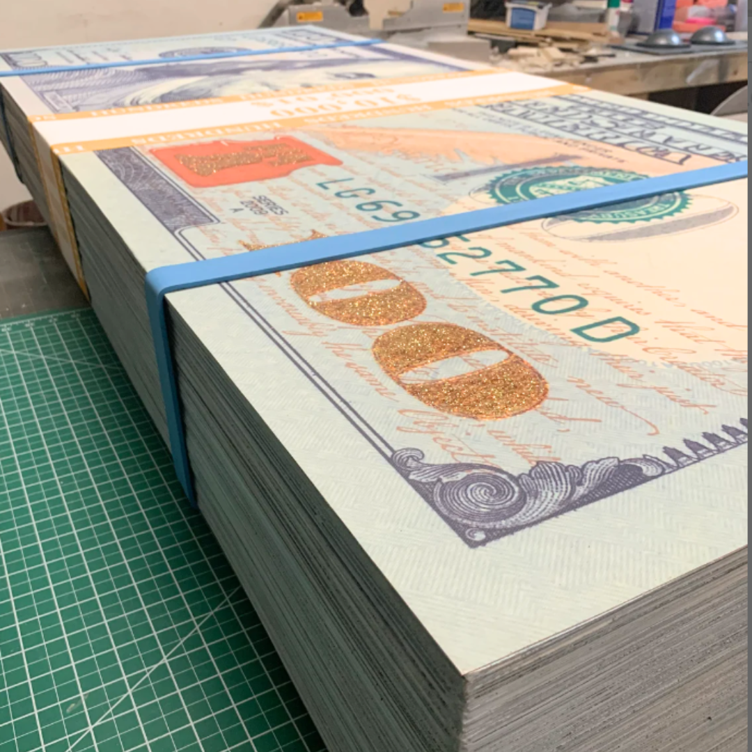 100 Money Stack - 3D Art
