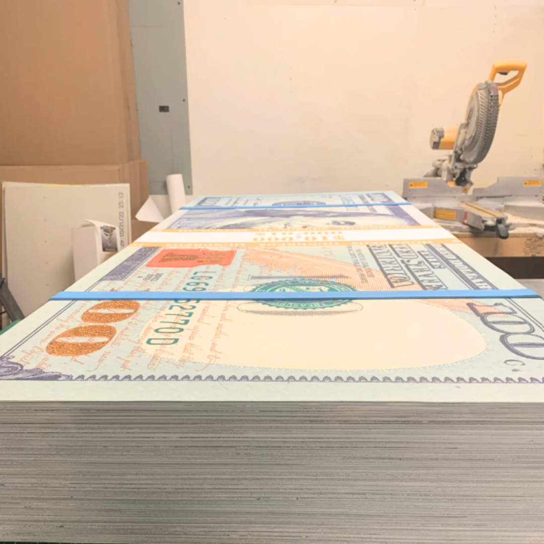 100 Money Stack - 3D Art