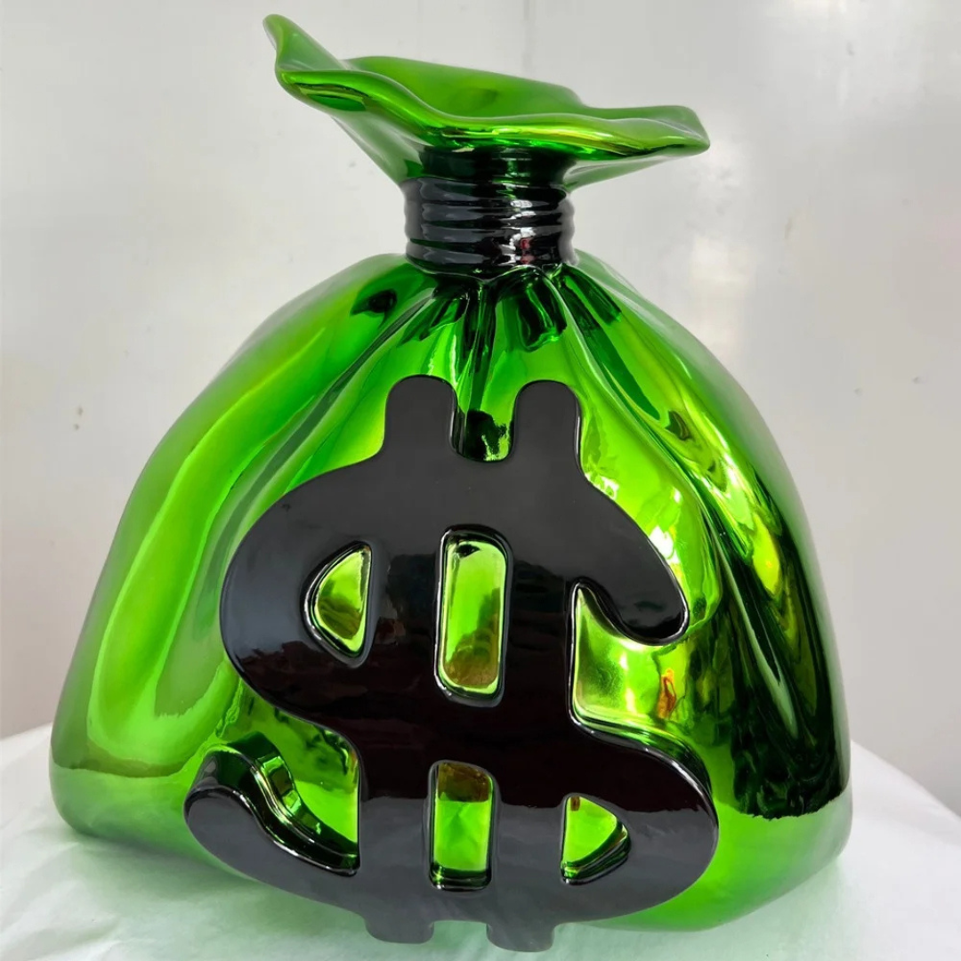 Money Bag Sculpture